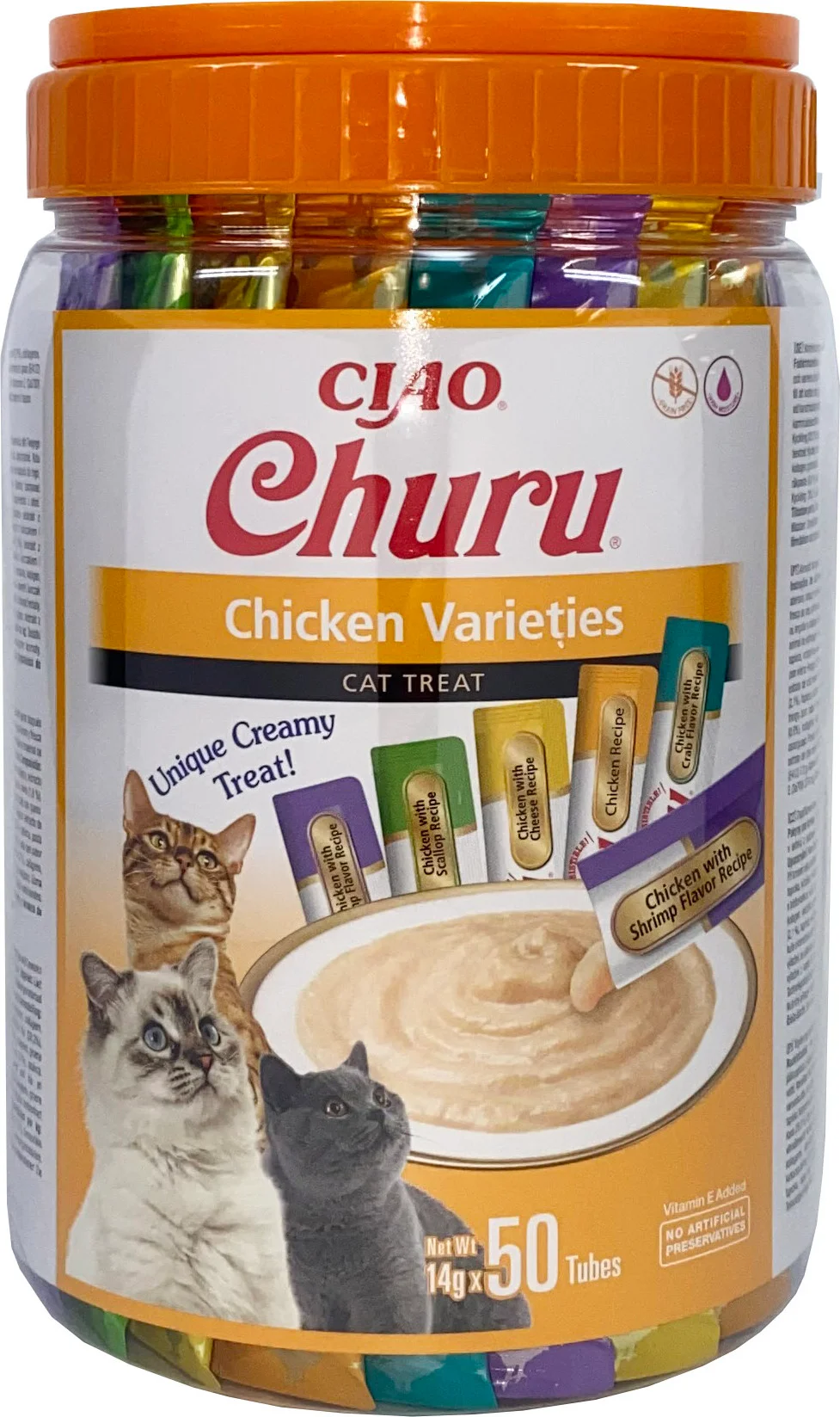 Ciao kattensnack Churu kip variaties 14 g 50 stuks