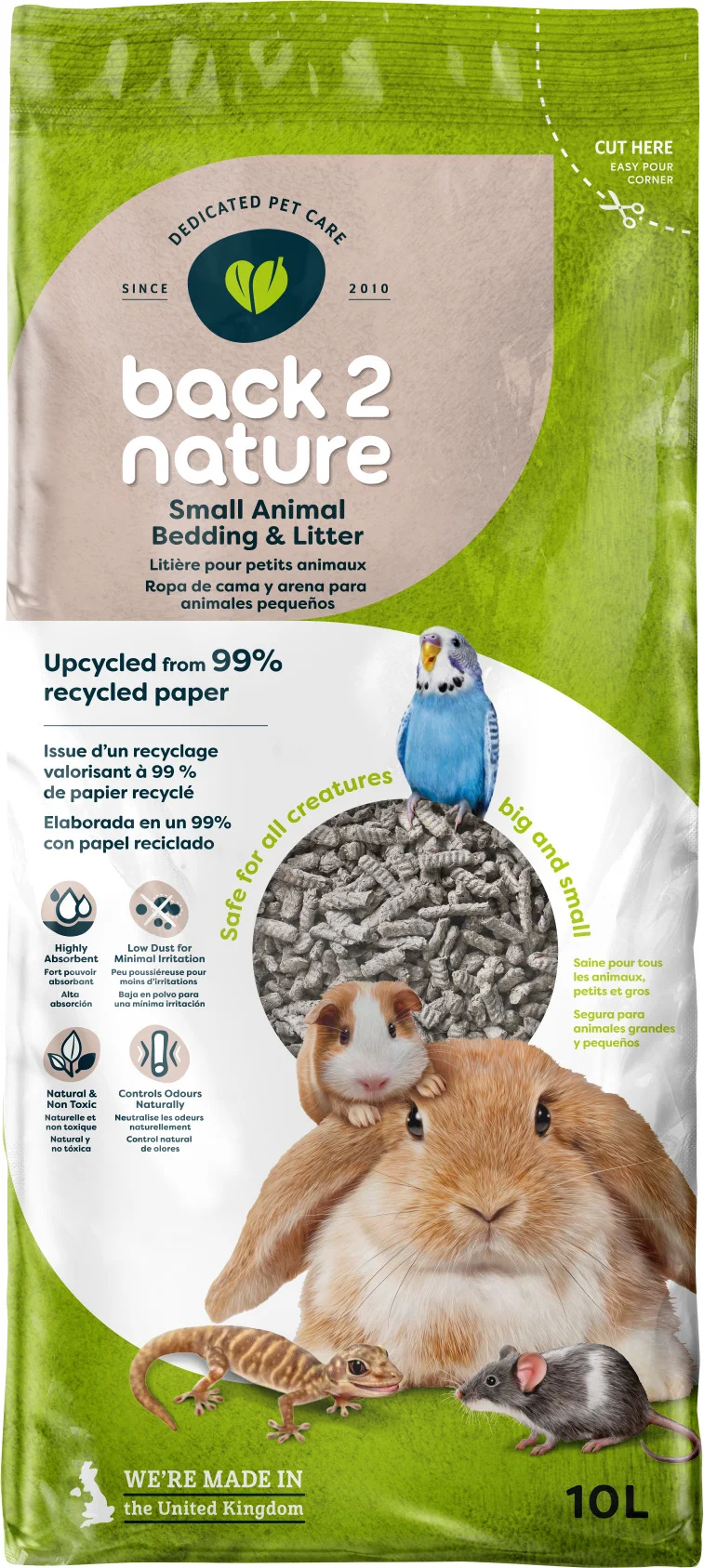 Back-2-Nature bodembedekker papier 10 L