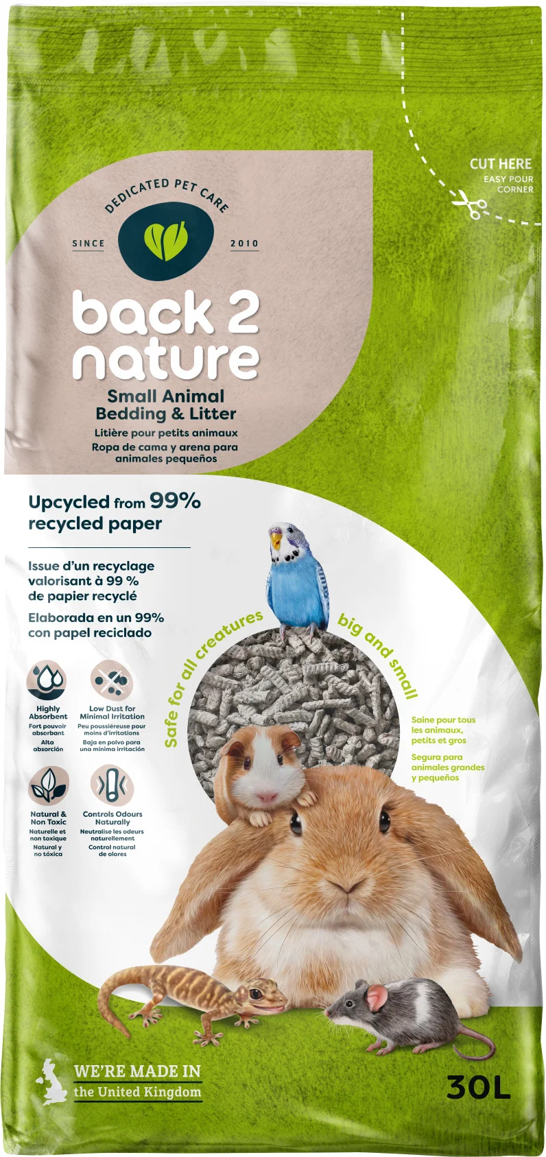Back-2-Nature bodembedekker papier 30 L