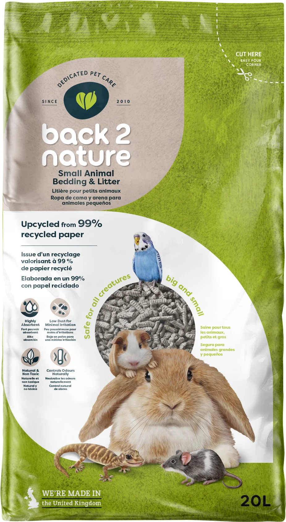 Back-2-Nature bodembedekker papier 20 L
