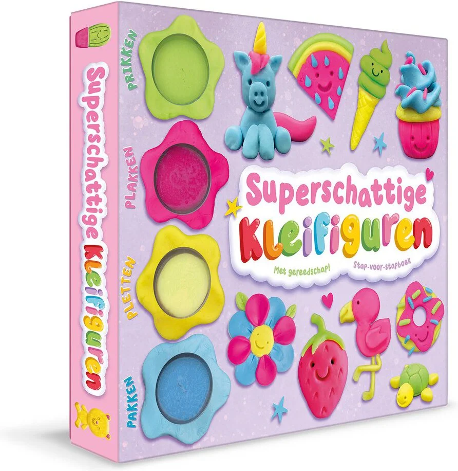 Activiteitenboek superschattige kleifiguren