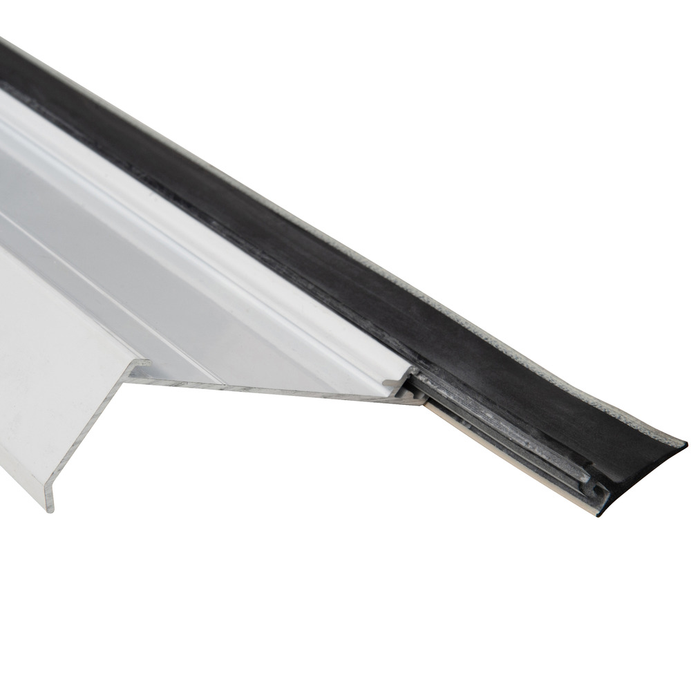 ALWO Muuraansluitprofiel Wit Met Dichtingsrubber 3m