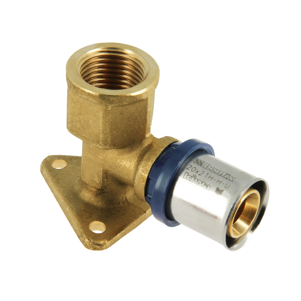 Bonfix Alu-pers Muurplaat 1/2" binnen x 20 mm H=47 mm