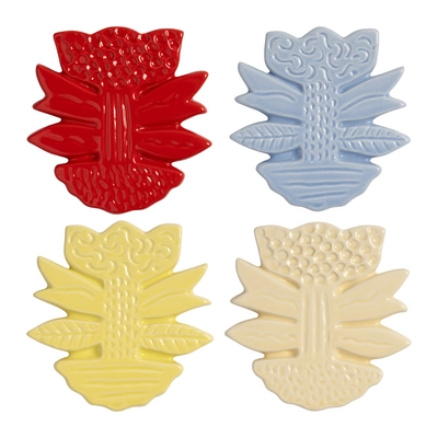 &k amsterdam Blume Onderzetter – Set van 4
