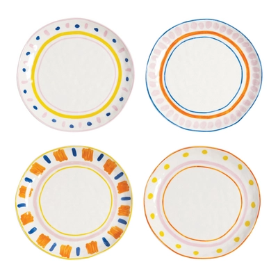 &k amsterdam Boavista Bord Ø 21,5 cm – Set van 4