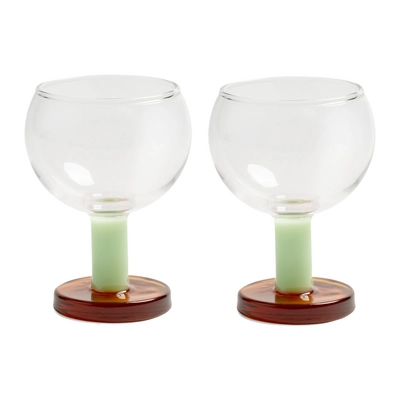 &k amsterdam Cantine Glas 2 st. – Amber