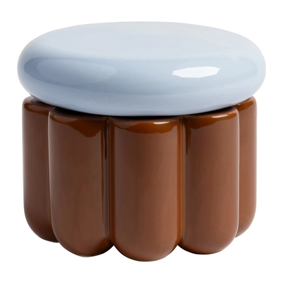 &k amsterdam Charlo Voorraadpot – Bruin