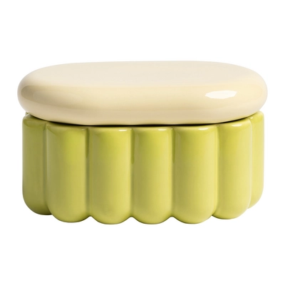 &k amsterdam Charlo Voorraadpot – Pear Green